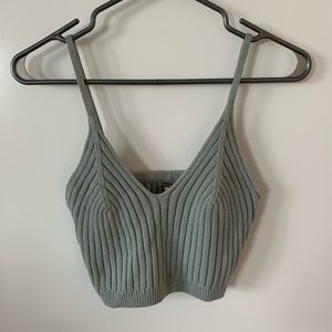 Free People cropped knit tank top
